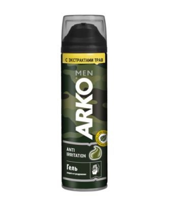 ARKO гель д/бритья защита от раздражения Anti-Irritation 200мл/в0491